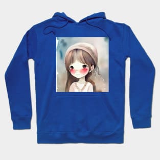 cute girl cartoon Hoodie